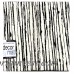 Fabbrica Home Black/White Modern Stripe Memory Foam Bath Rug FBRH1010